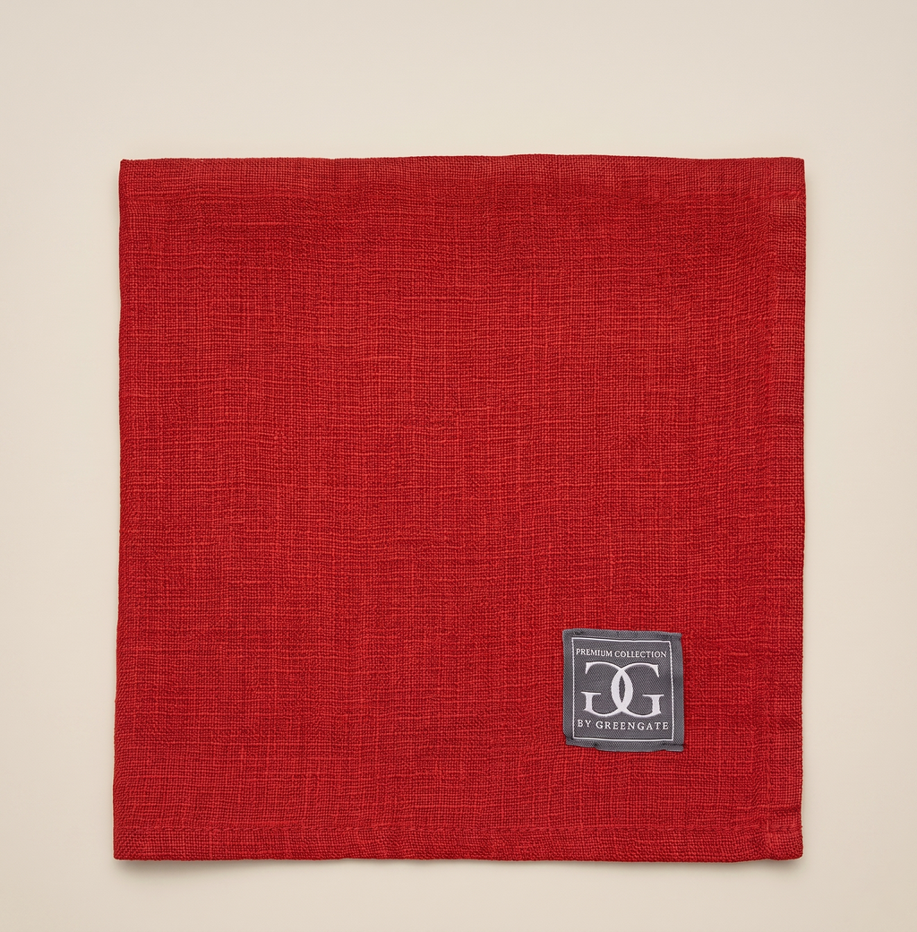 Tovaglia lino rosso 250x135cm