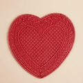 Tovaglietta cuore Carmen rossa