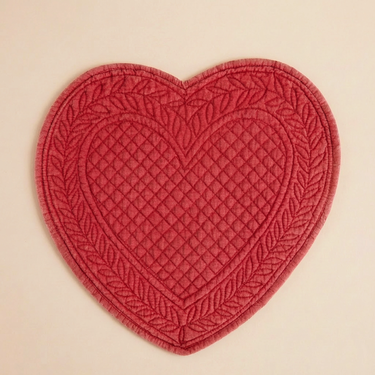 Tovaglietta cuore Carmen rossa