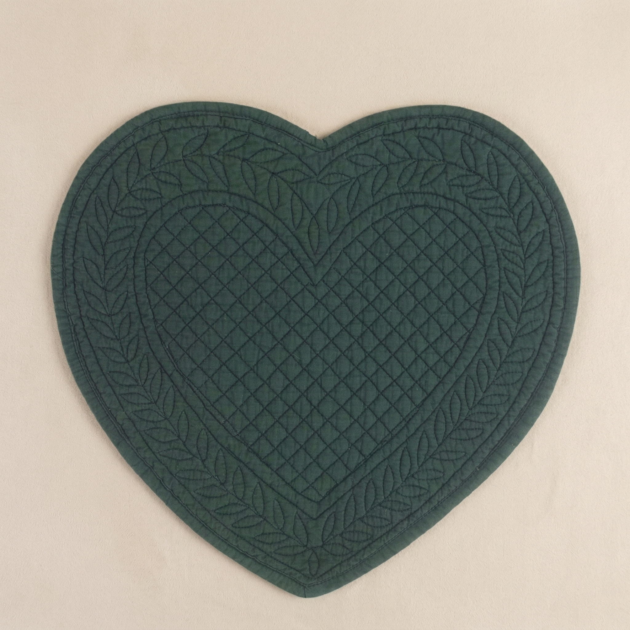 Tovaglietta cuore Carmen verde