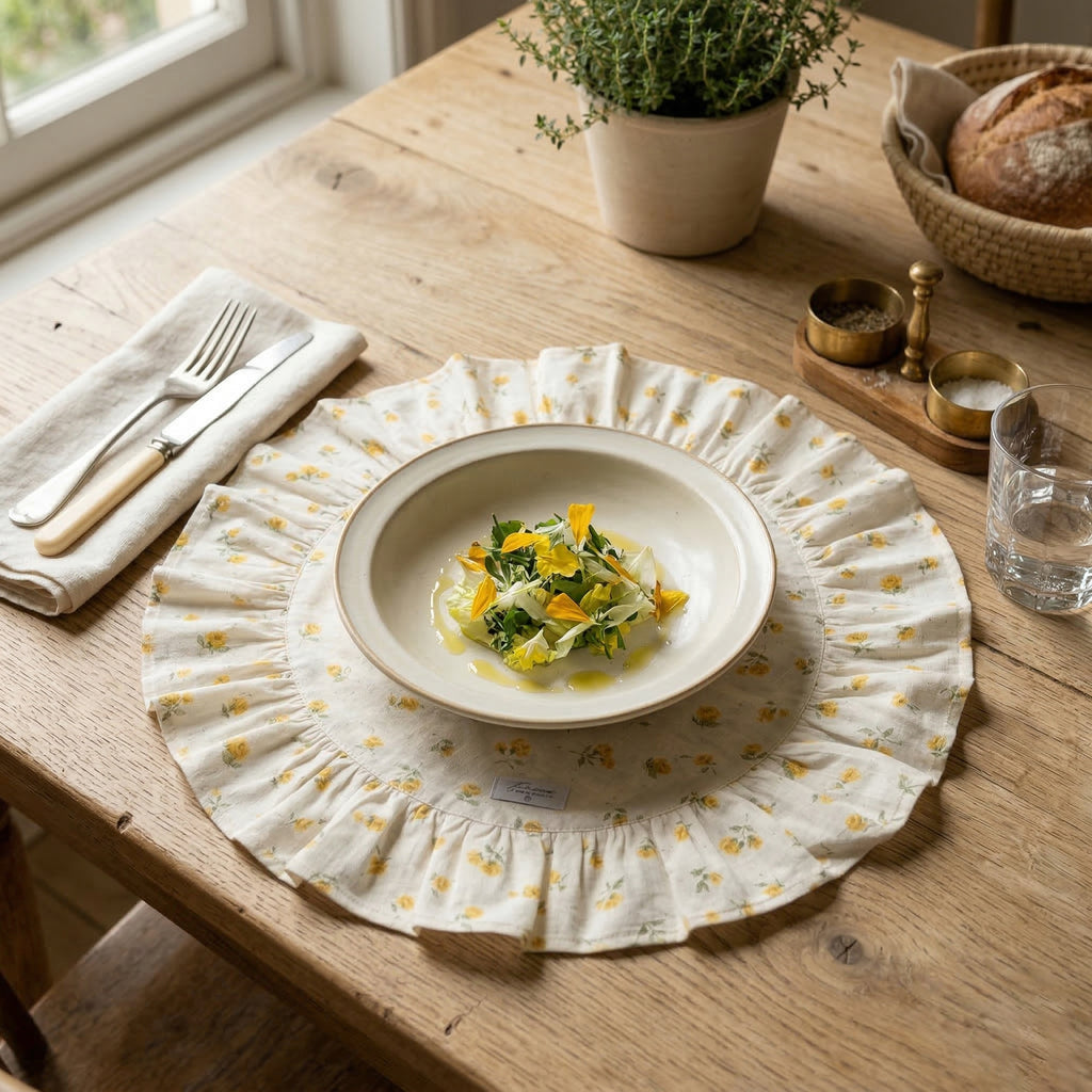 Tovaglietta "Floret Full" gialla