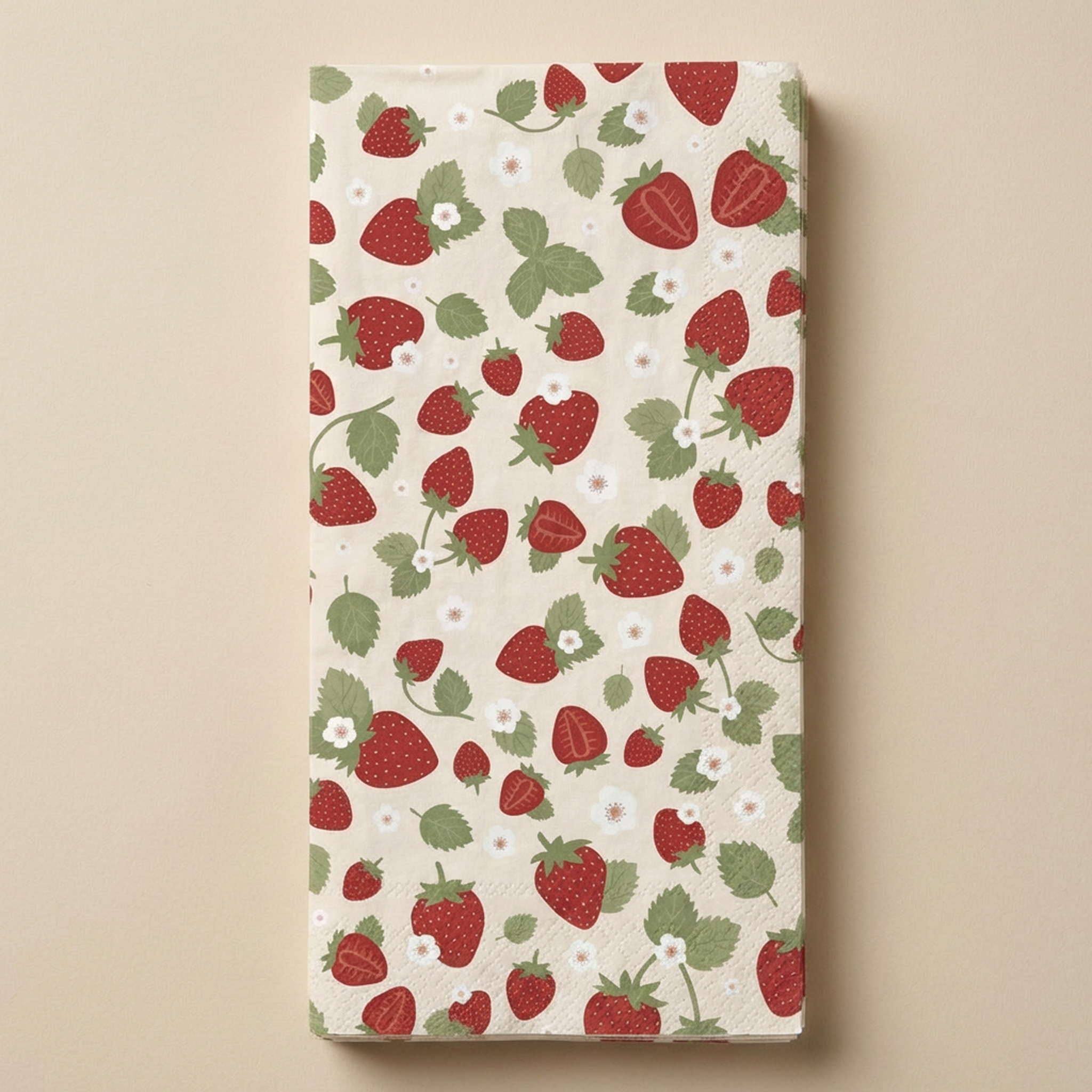 Tovaglioli fragole 16 pezzi/confezione