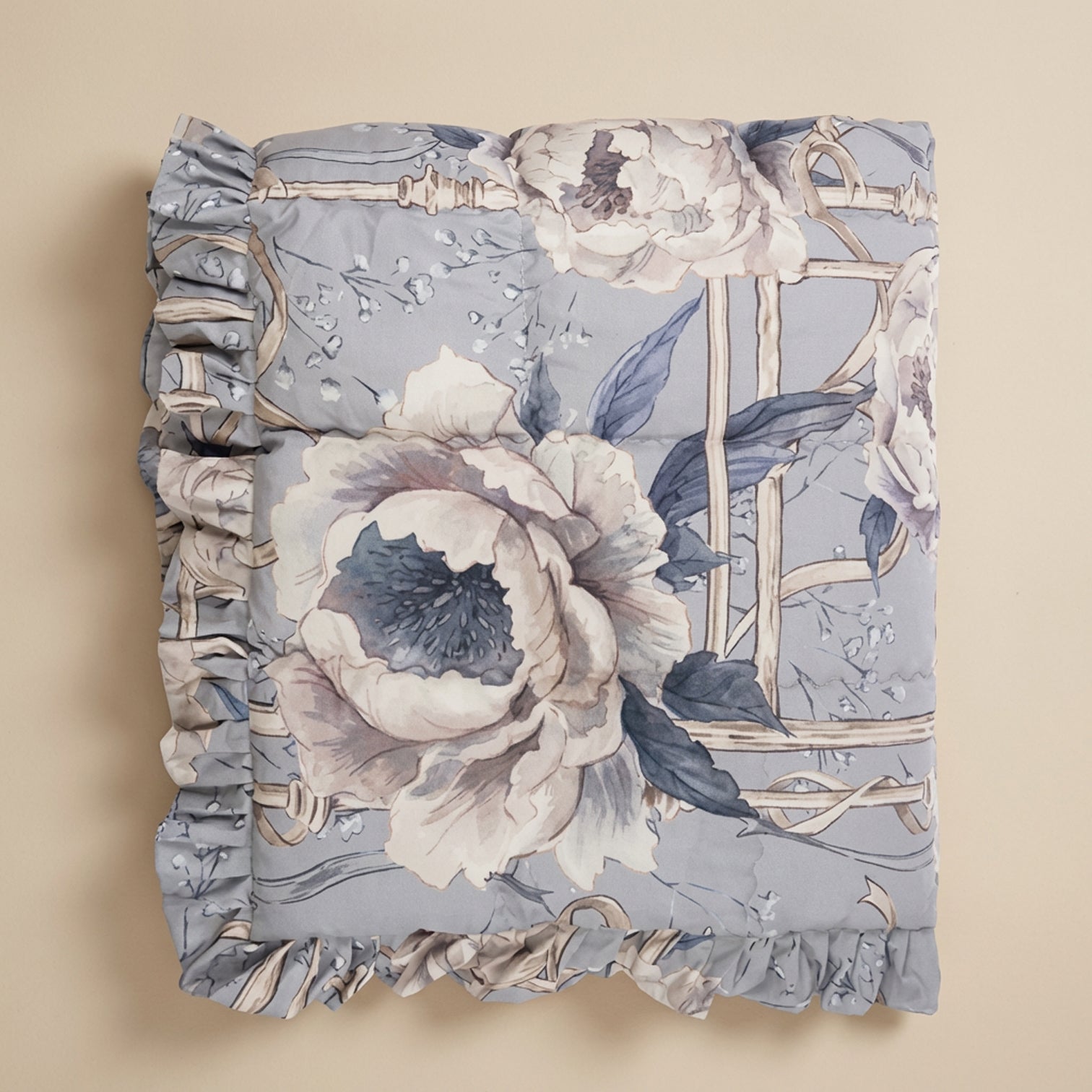 Trapunta matrimoniale collezione Peonies