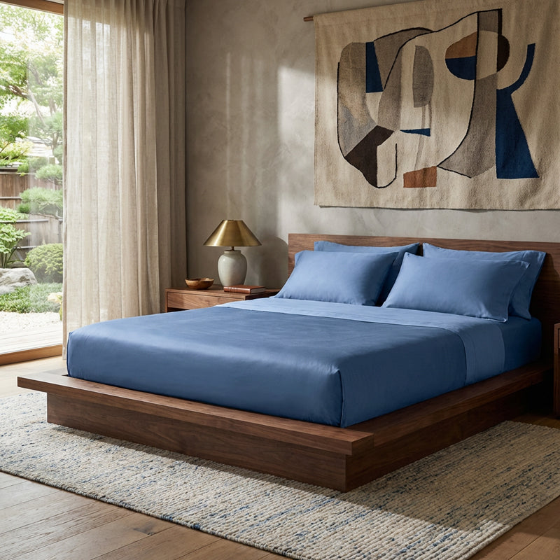 Lenzuolo sotto in raso con angoli Trecento Carta da zucchero