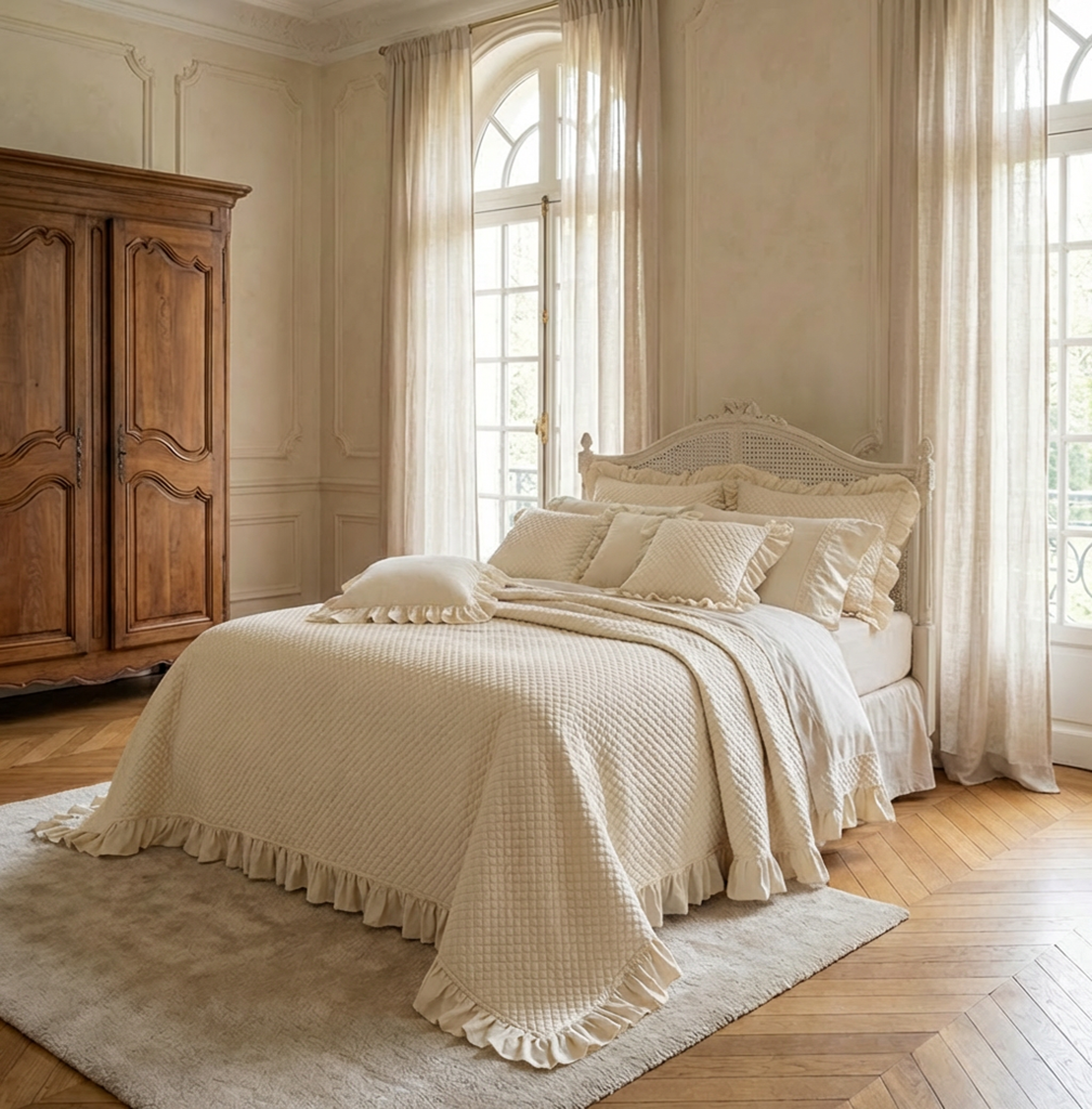 Boutis matrimoniale velluto Trèsor