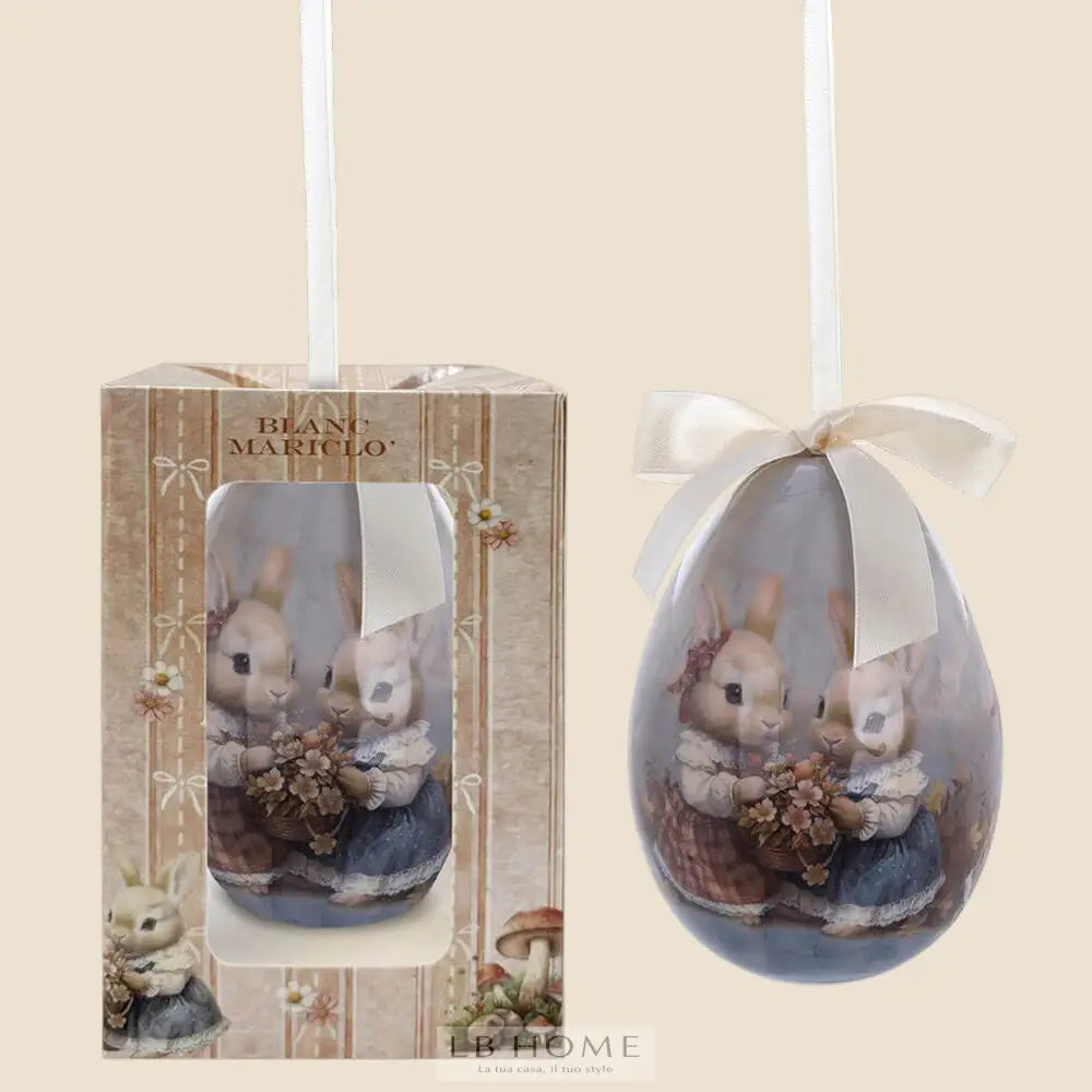 Uova pasquale ’Uova Incantate’ con scatola Decorazioni Pasquali