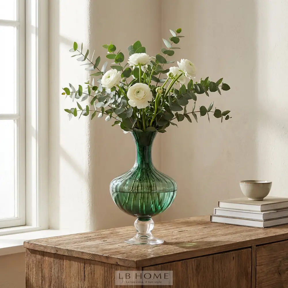 Vaso anfora h.30 Vaso vetro