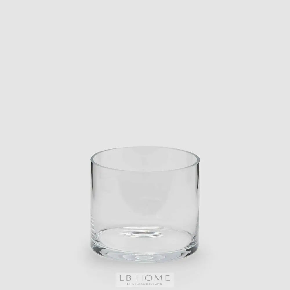 Vaso cilindrico basso Vaso vetro