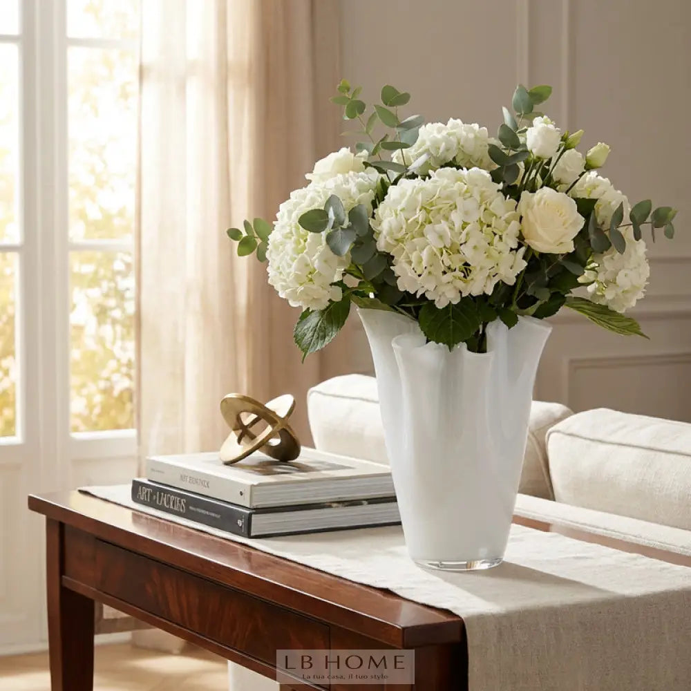 Vaso drappo h.22 Vaso vetro