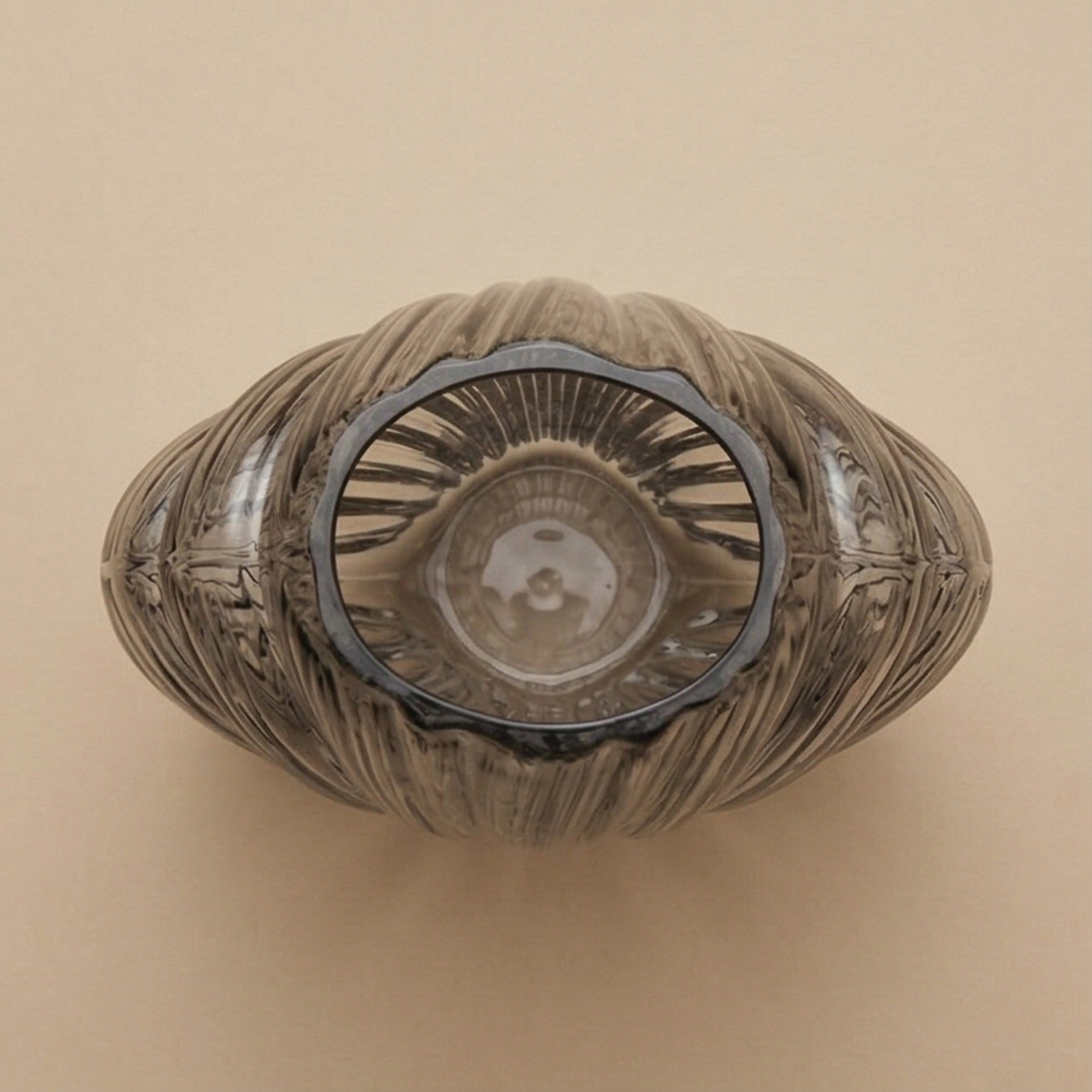 Vaso conchiglia vetro h.25