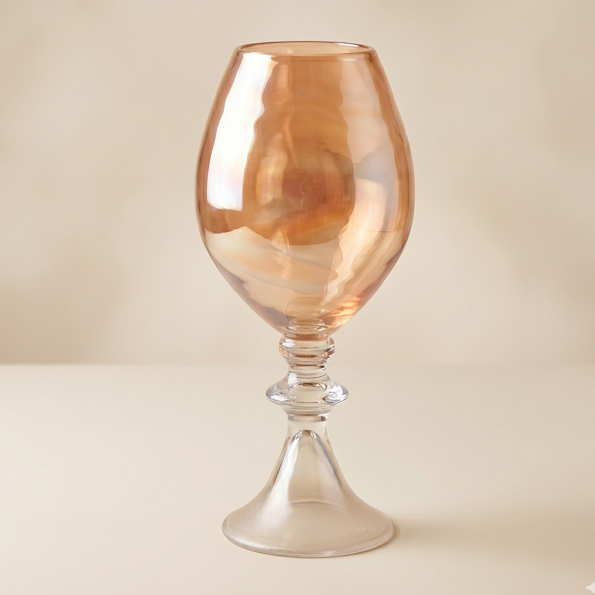 Vaso anfora ambra h.45