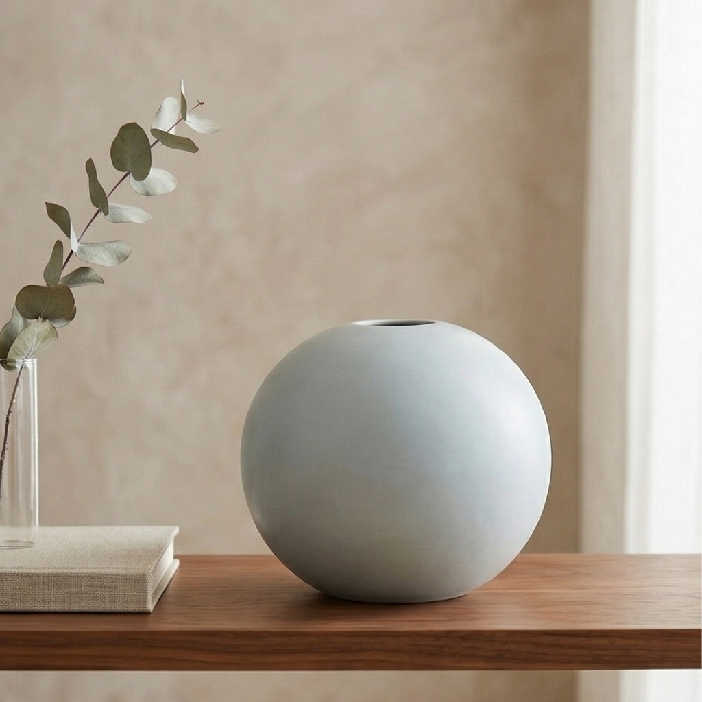 Vaso sfera opaco h.18