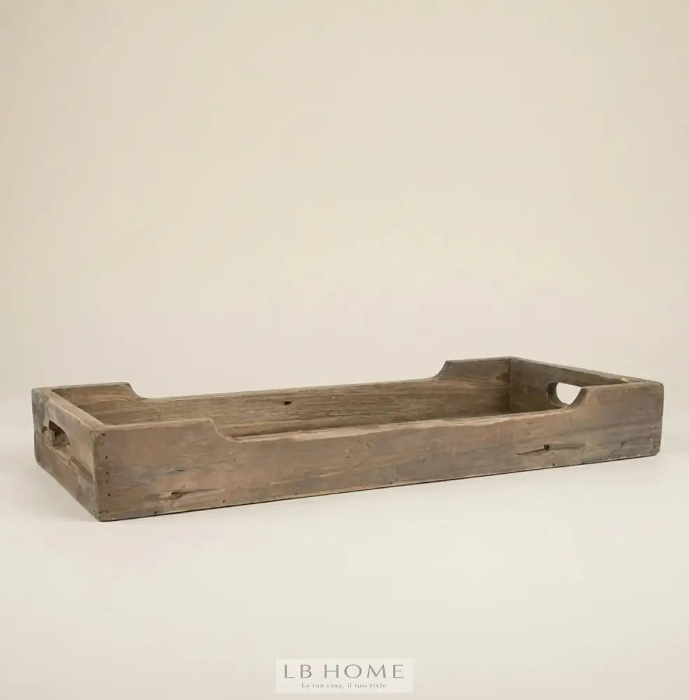 Vassoio in legno di recupero 60cm Vassoio