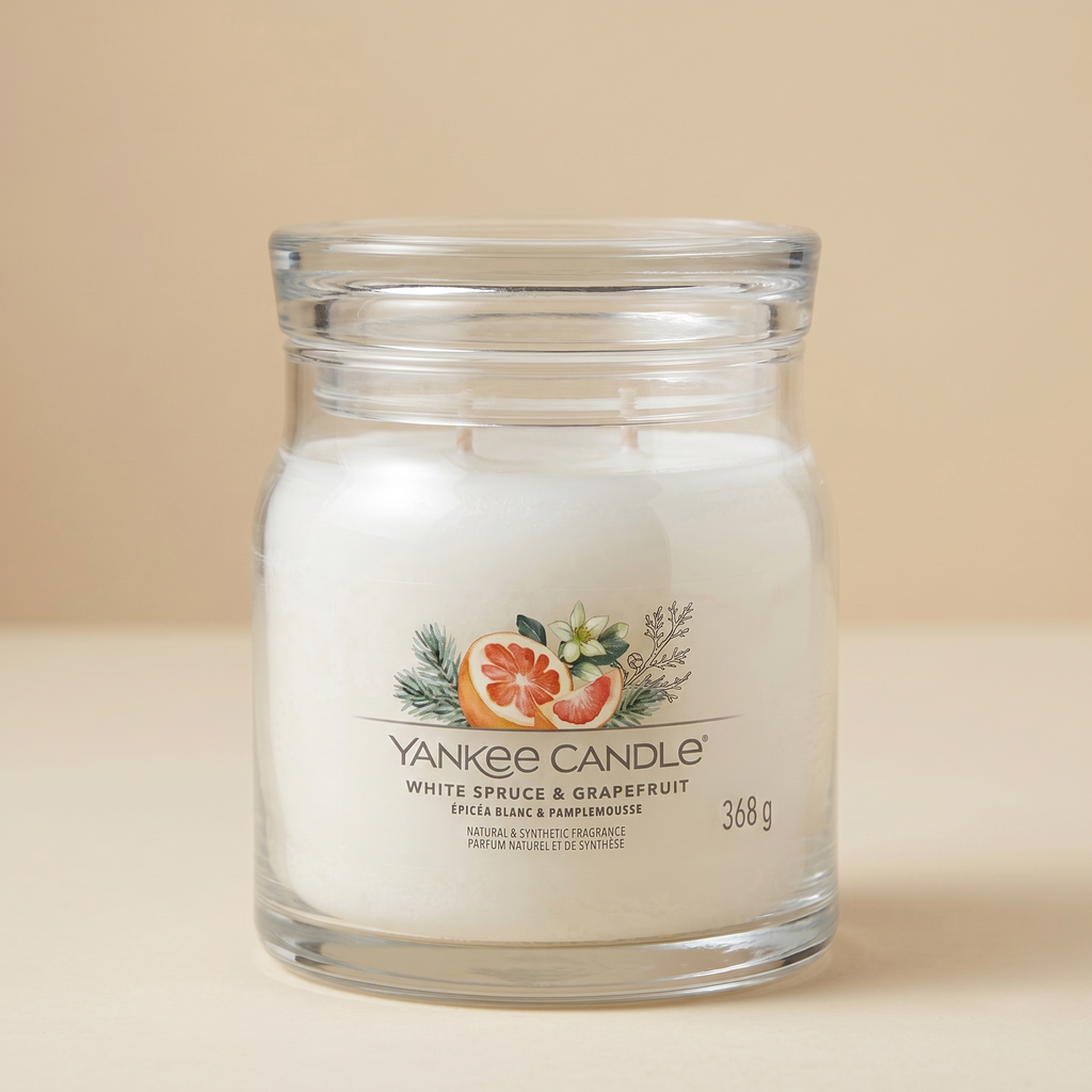 Yankee Candle Giara 368gr White Spruce & Grapefruit