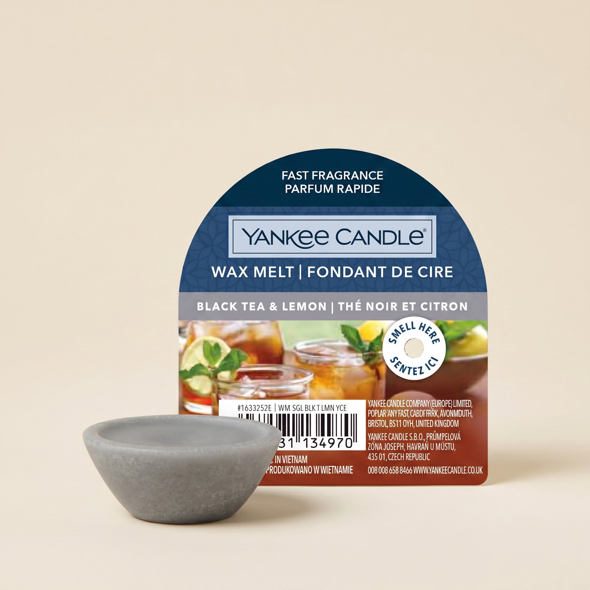 Yankee Candle cera Black tea & Lemon
