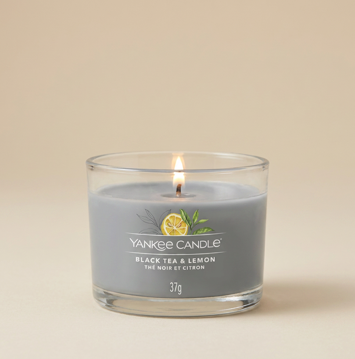 Yankee Candle candela mini Black tea & lemon