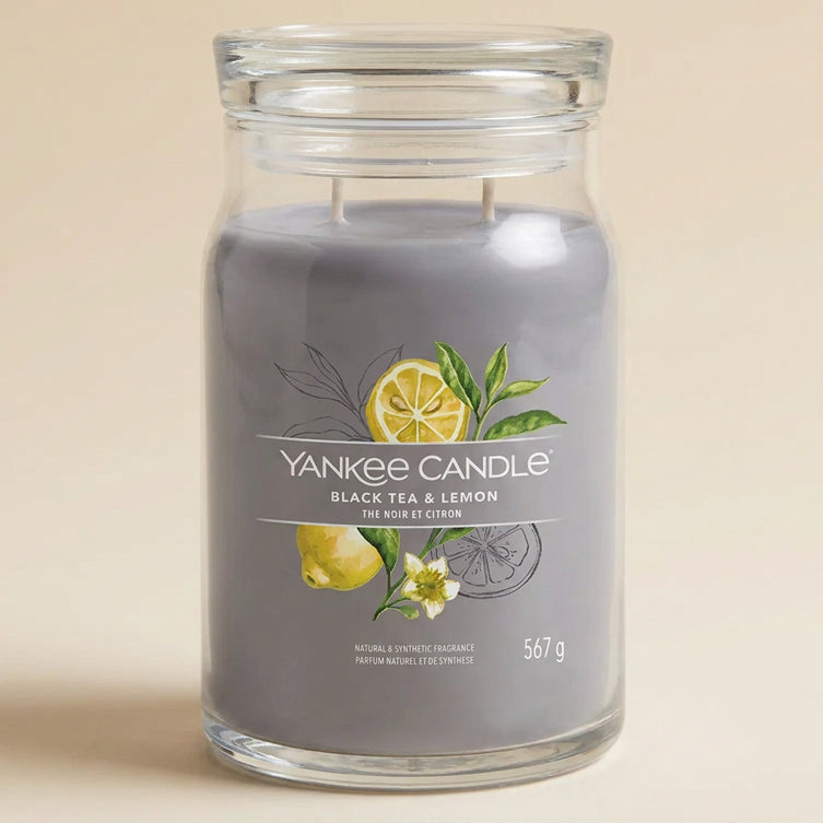 Yankee Candle Giara 567gr Black tea & Lemon