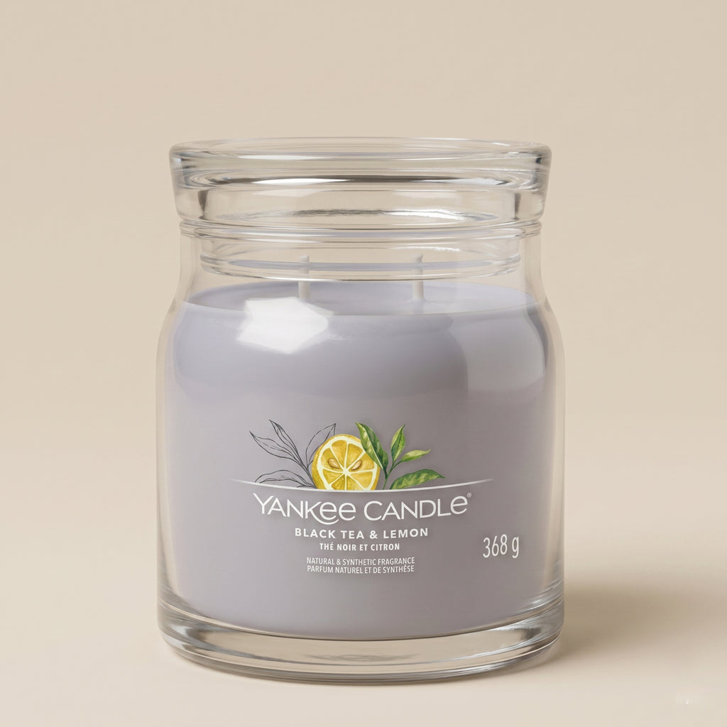 Yankee Candle Giara 368gr Black Tea & lemon