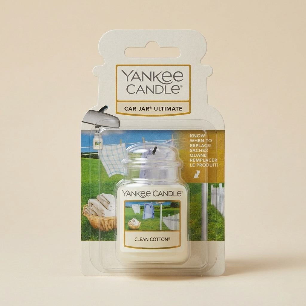 Yankee Candle car jar ultimate Clean Cotton