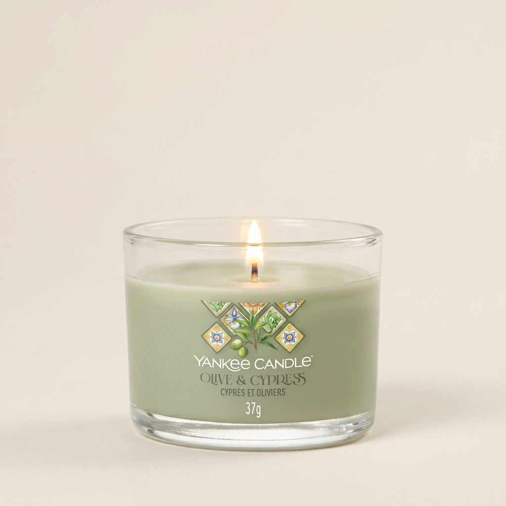 Yankee Candle mini candela Olive & Cypress