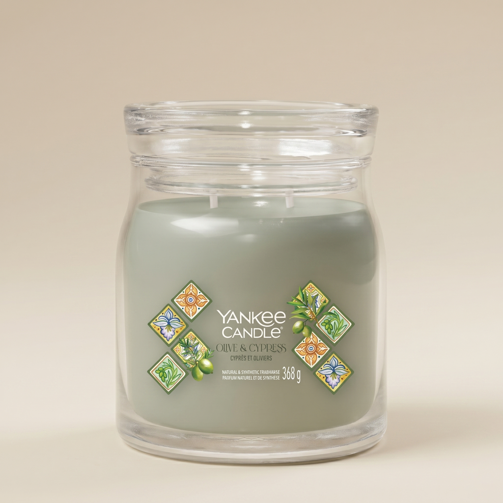 Yankee Candle Giara 368gr Olive&Cypress
