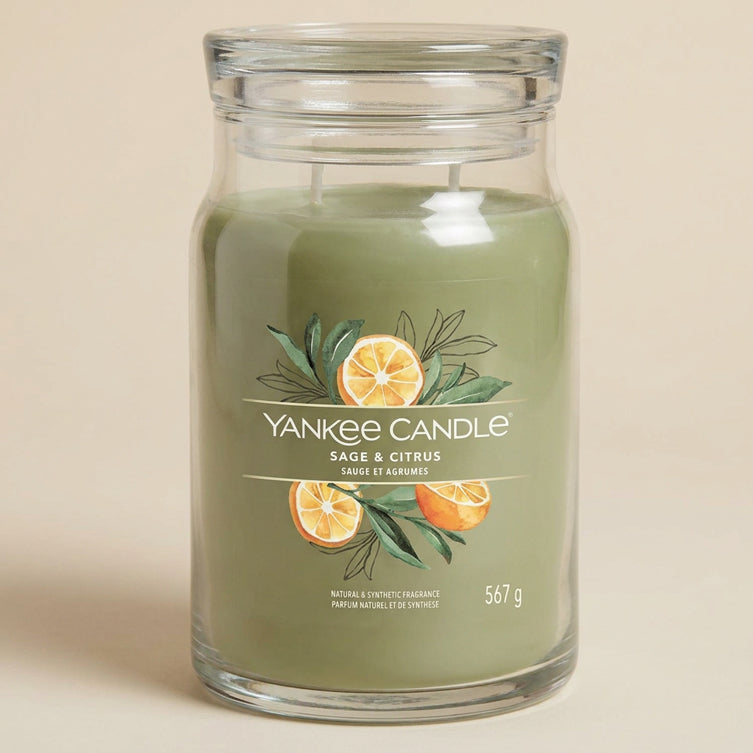 Yankee Candle Giara 567gr Sage & Citrus