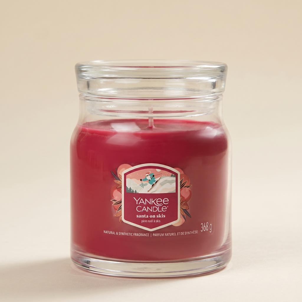 Yankee Candle Giara 368gr Santa on Skis