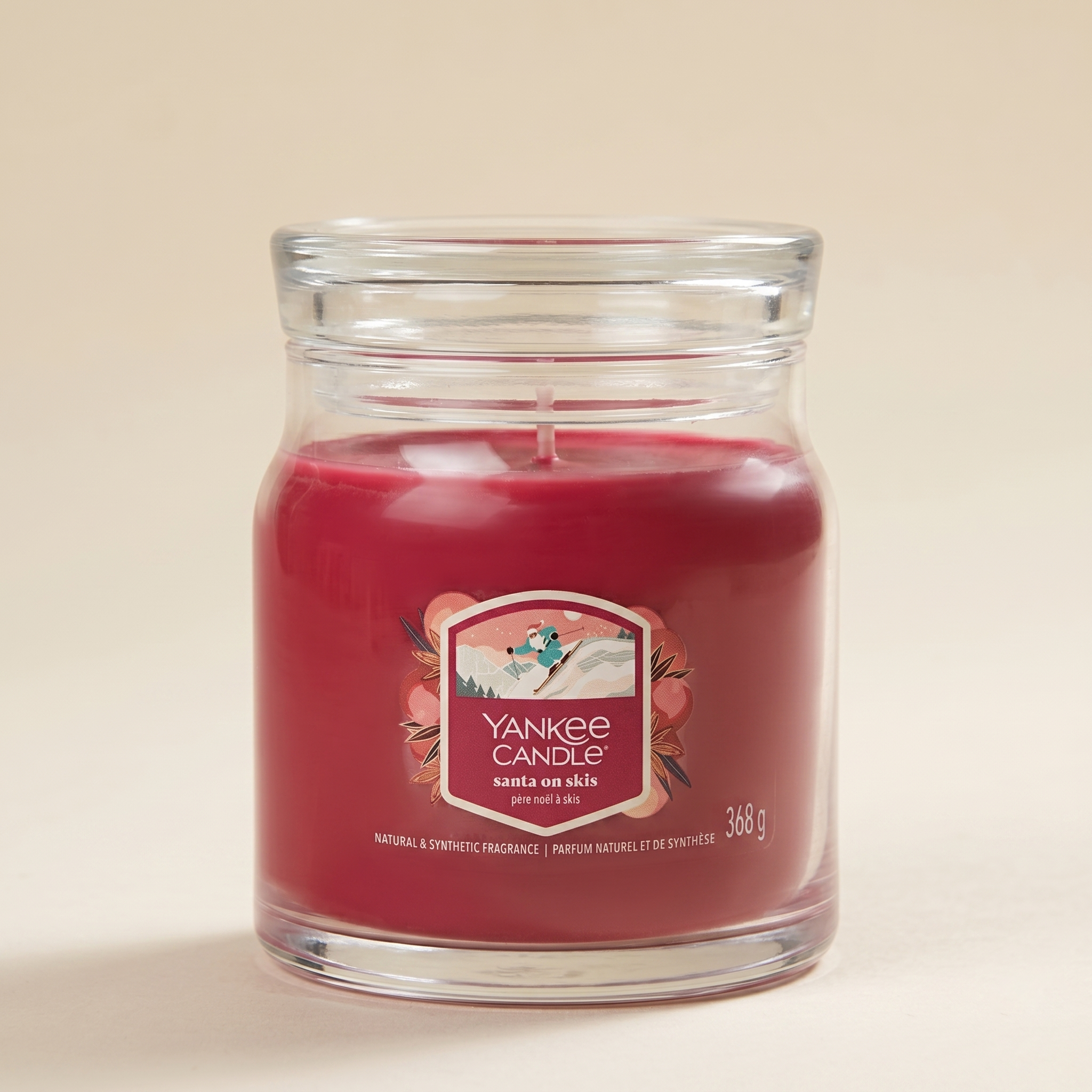 Yankee Candle Giara 368gr Santa on Skis