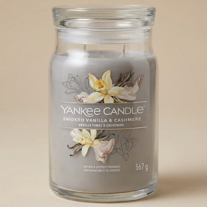 Yankee Candle Giara 567gr Smoked Vanilla & cashmere
