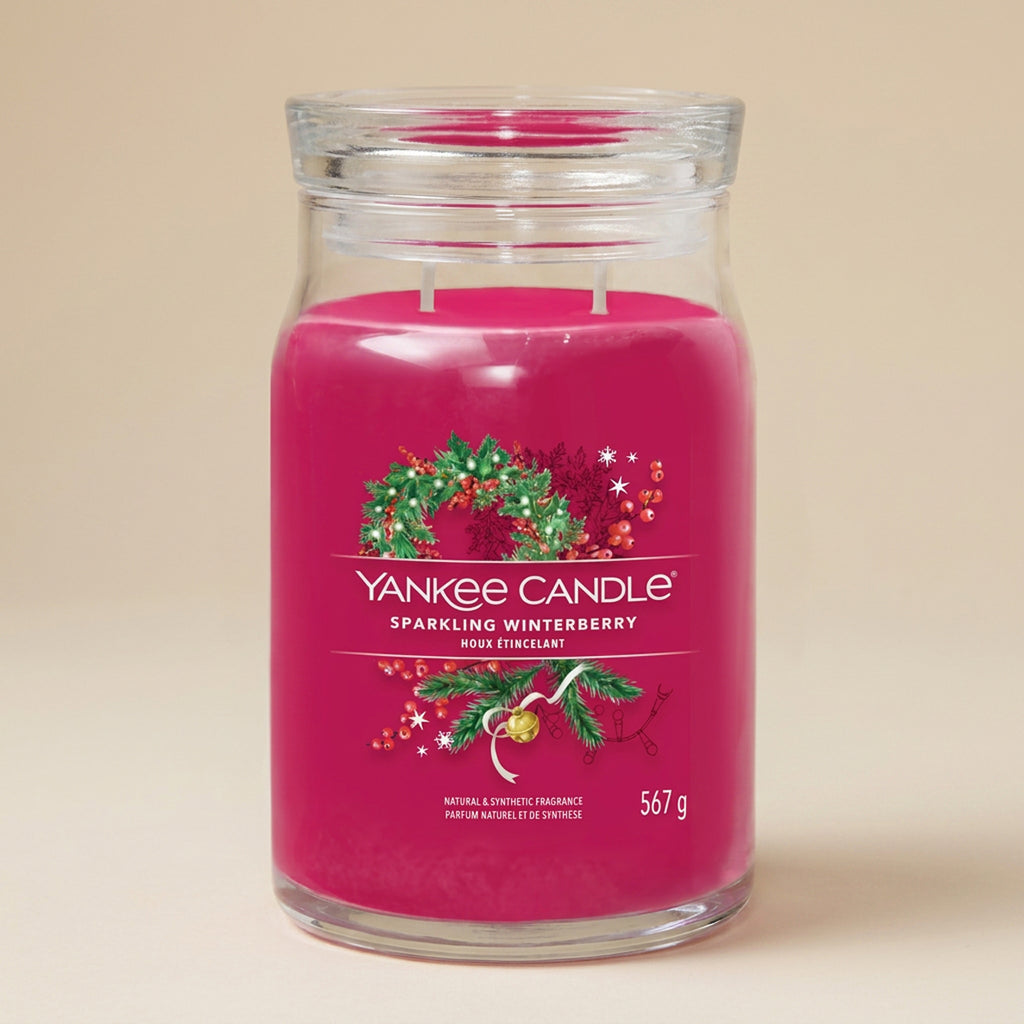 Yankee Candle Giara 567gr Sparkling Winterberry