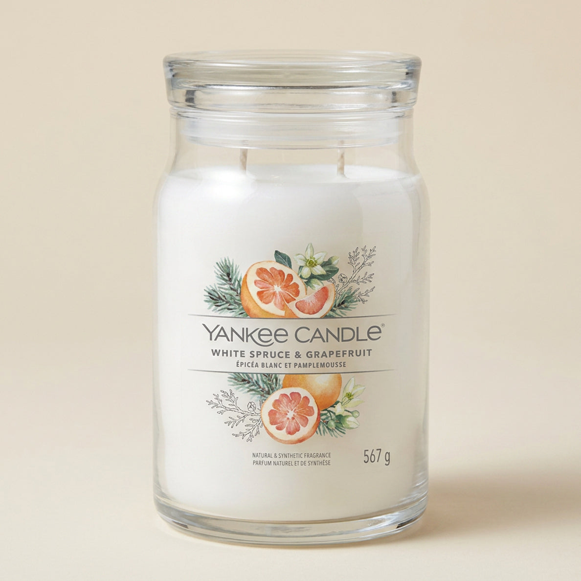 Yankee Candle Giara 567gr White Spruce & Grapefruit