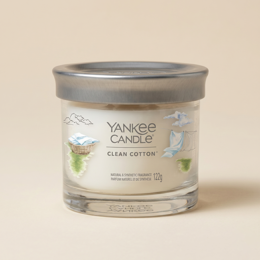 Yankee Candle tumbler 122gr Clean Cotton